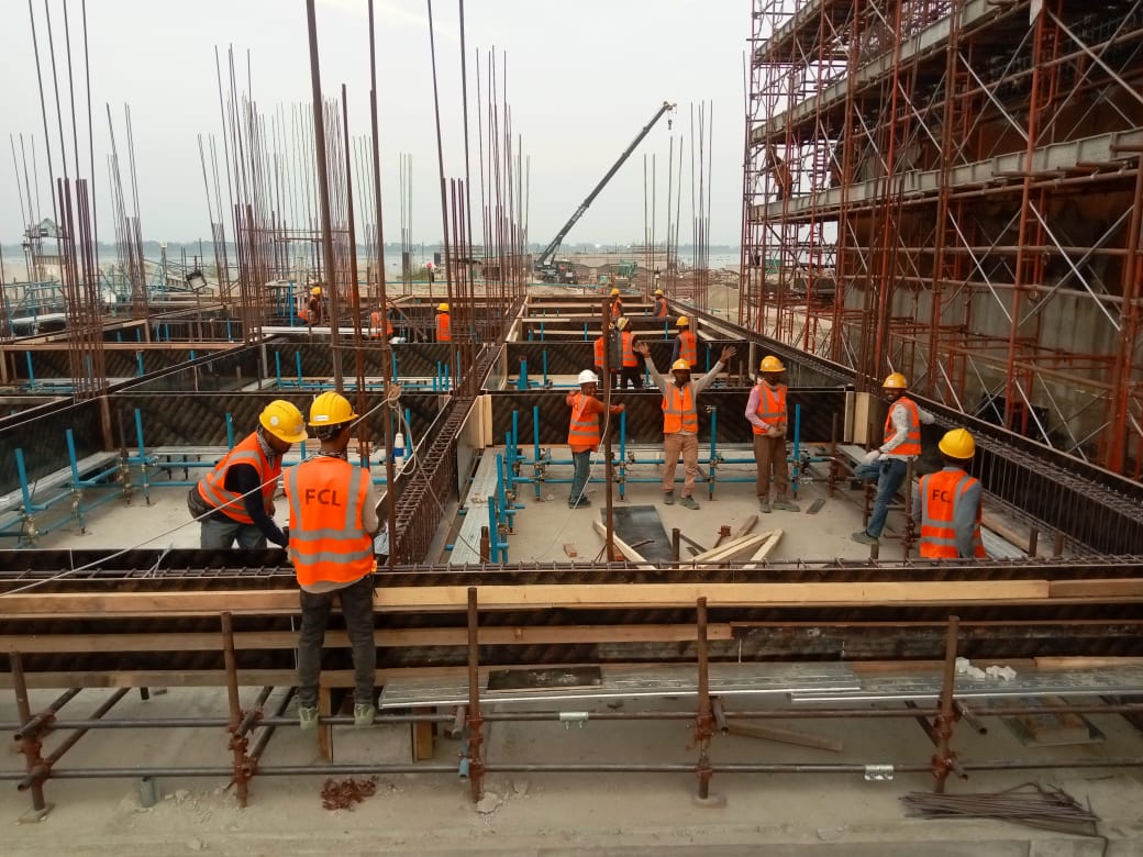 Construction of Non-Process Building (NPB)